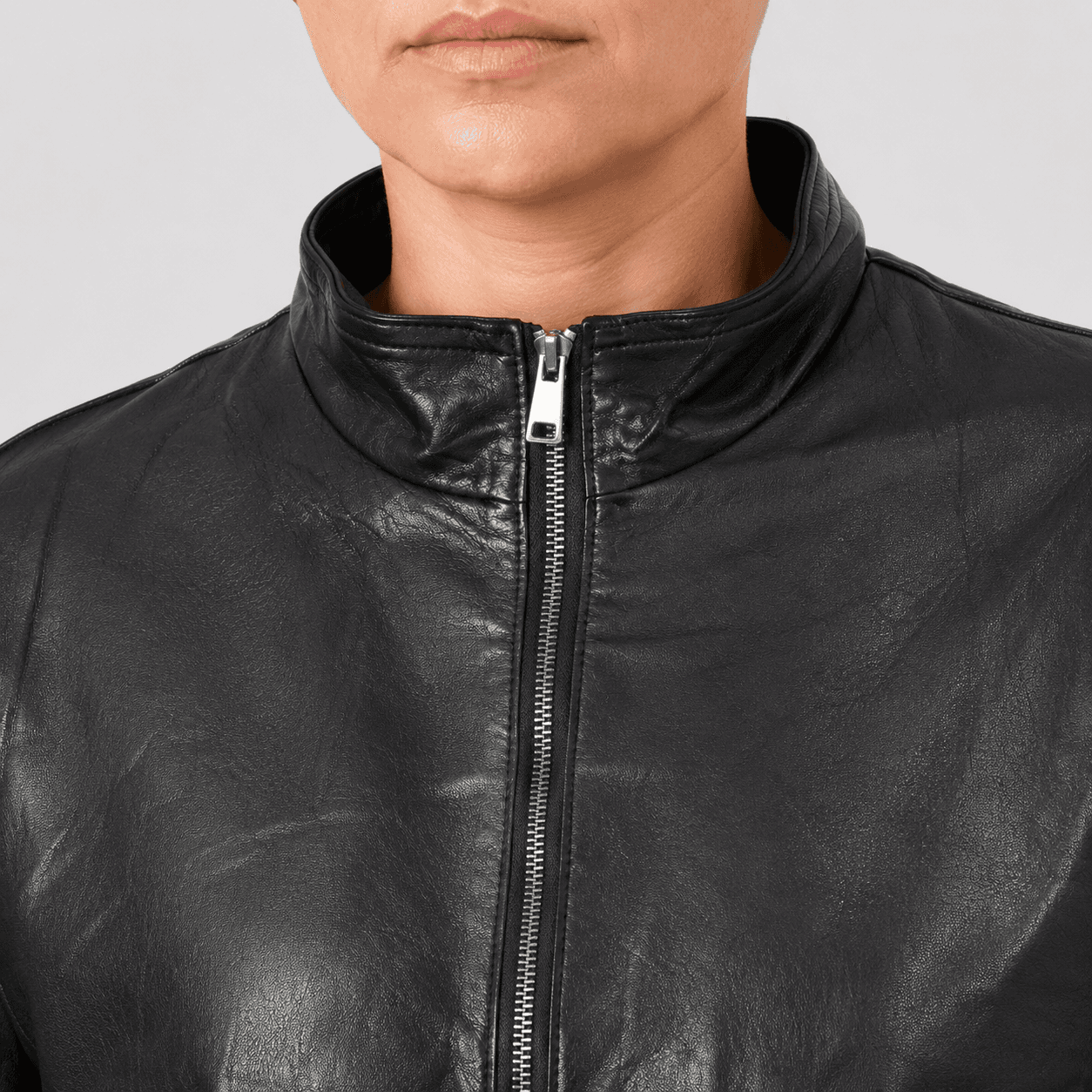 Jaqueta Bomber Couro PU miniatura 6